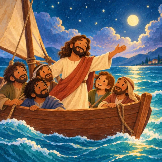 Jesús calma la tormenta